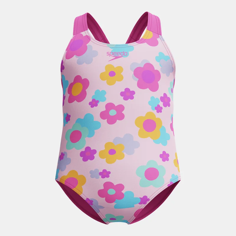 speedo Kids' Printed One-Piece Swimsuit
